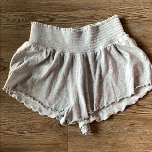 Grey shorts from Urban Outfitters